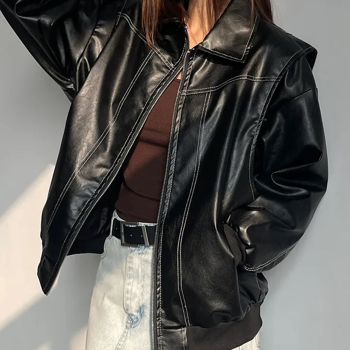 Brooke bomber zippé