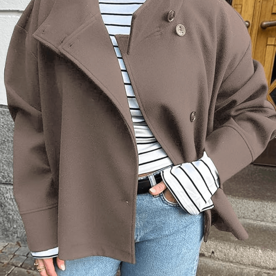 Rosalia elegante Jacke mit Stehkragen
