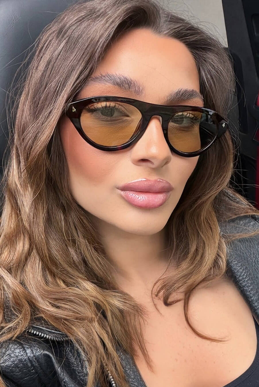 SOERA Elina Oversized Sunglasses - Accessories - SOERA-092227-BRO-OS-53603 Brown