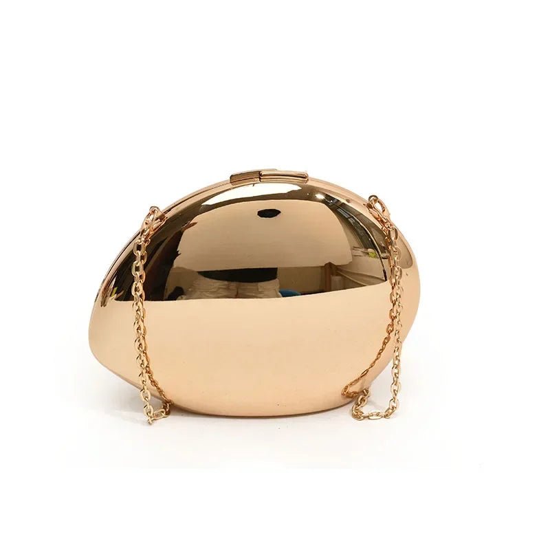 SOERA Celeste Shell Shape Evening Clutch - Bag - Gold