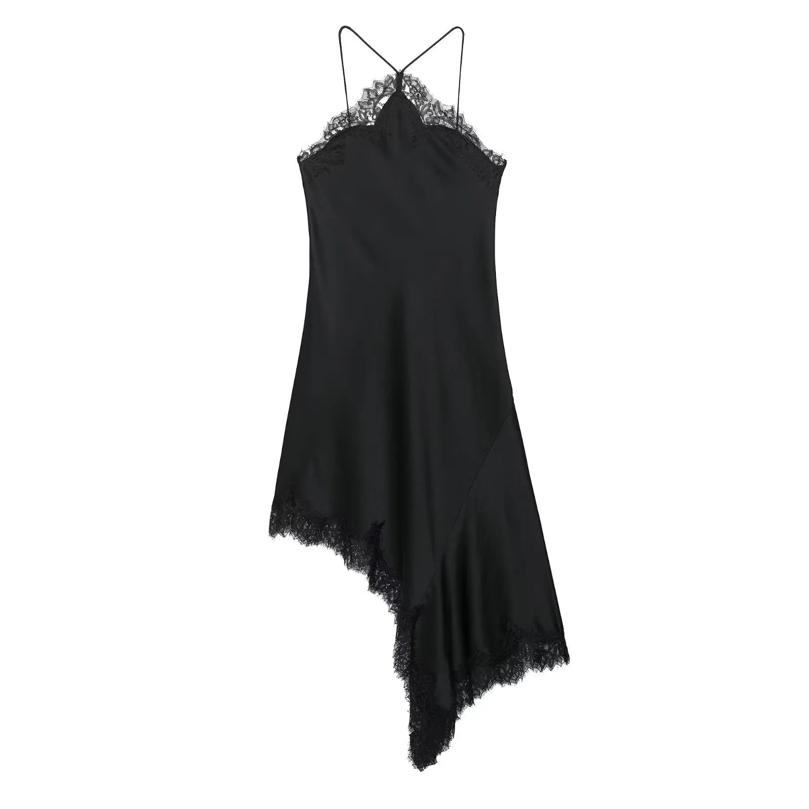 SOERA Celeste Off - Shoulder Lace Midi Dress - Dress - Black XS