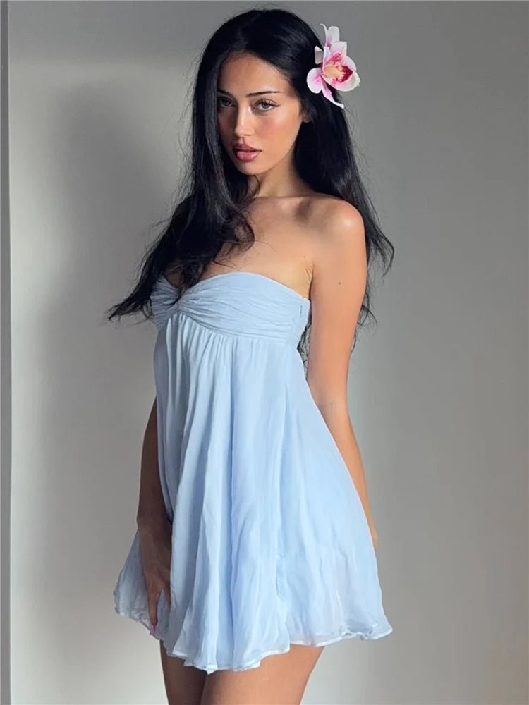 SOERA Bianca Strapless Bodycon Mini Dress - Dresses - Pink XS