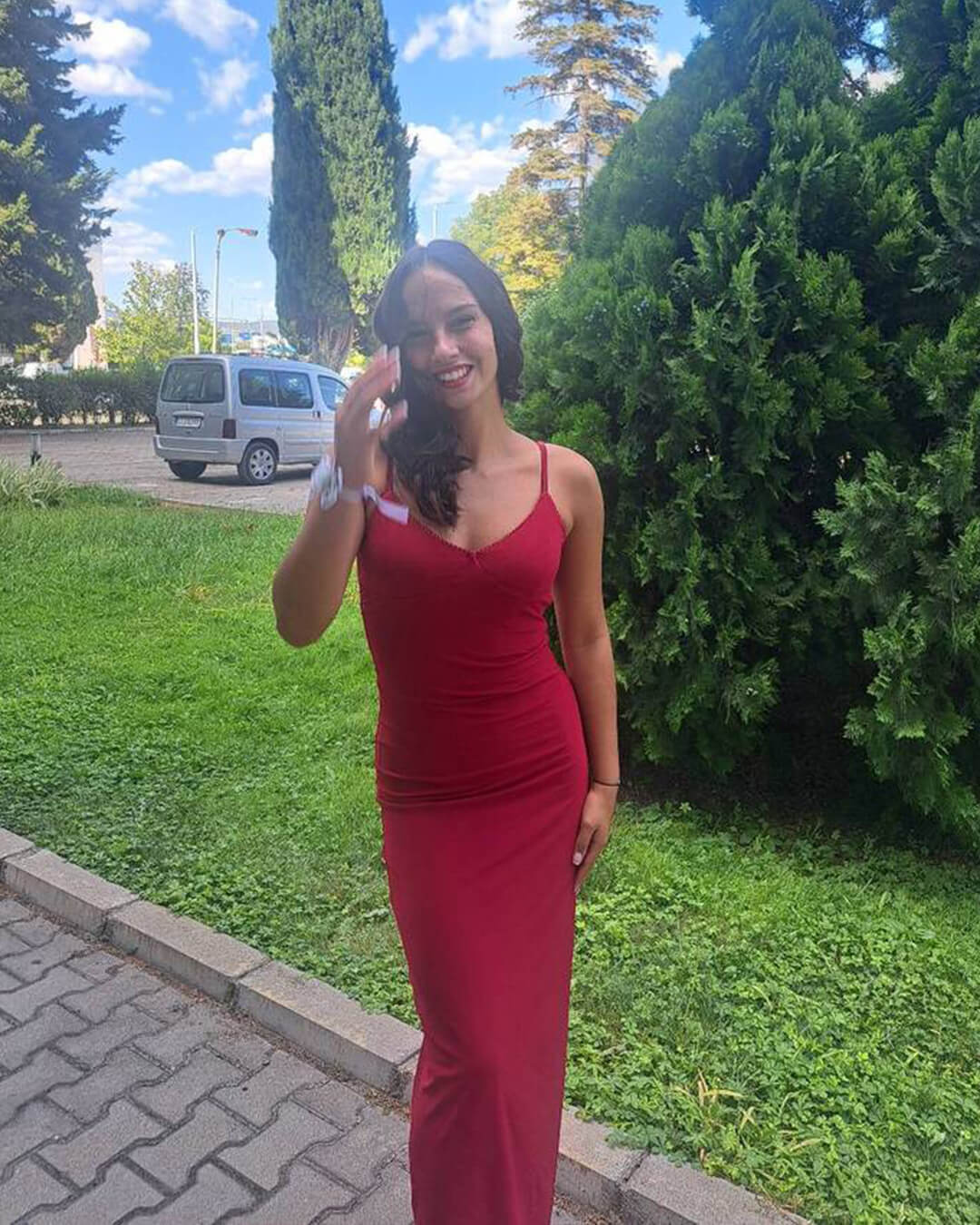 SOERA Janet V Neck Strap Maxi Dress - Dresses - 1005009046766312-;Ru1771345061560740511 Burgundy S