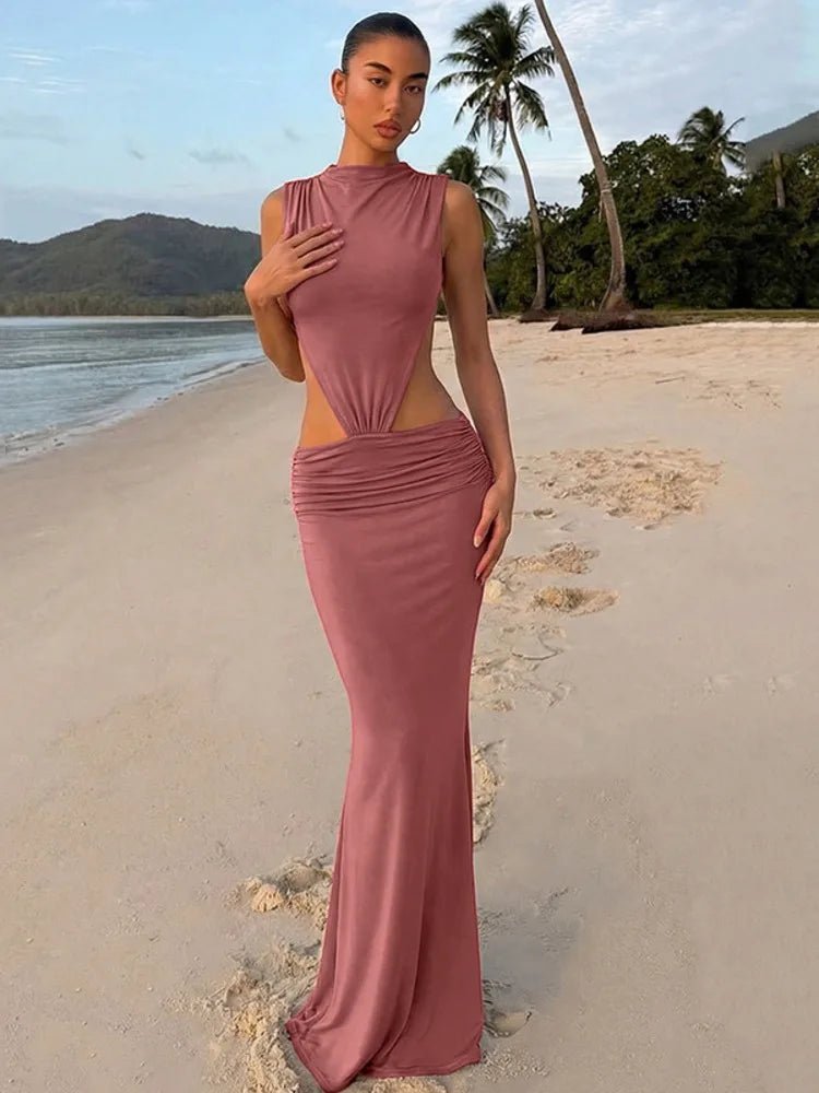 SOERA Jianna Cut Out Backless Maxi Dress - Dresses - XS