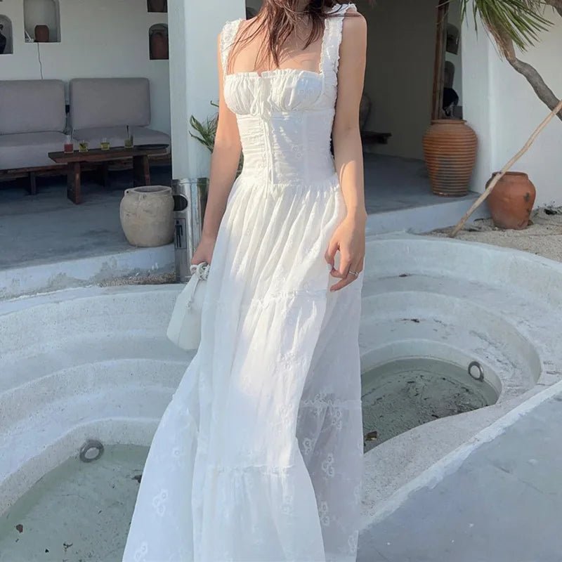 SOERA Karla Ruffle Trim Tiered Maxi Dress - Dresses - 1005007000872674-;fB1771494649314029980 S