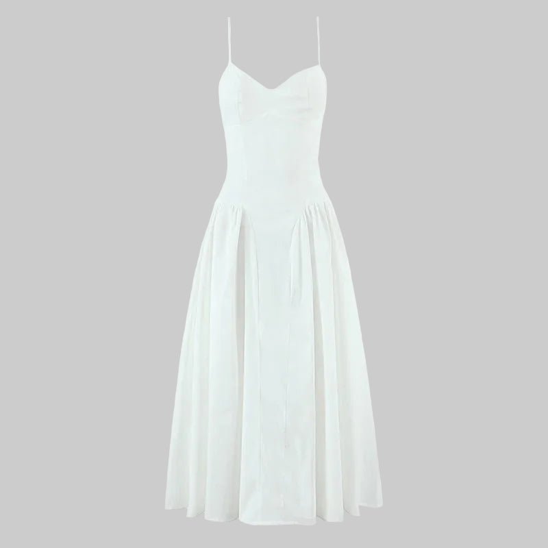 SOERA Luciana Bodice Spaghetti Strap Midi Dress - Dresses - S
