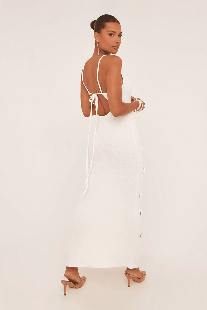 SOERA Sofia maxi dress - Dresses - DWOD2-QK943001 White S