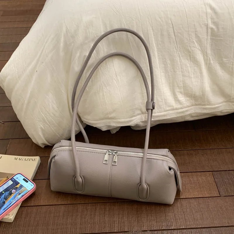SOERA Beatrice Retro Underarm Shoulder Bag - Handbags - Brown