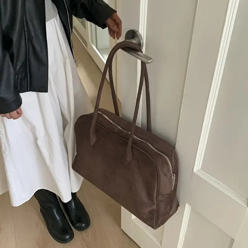 SOERA Beatrice Vintage Leather Laptop Tote - Handbags -