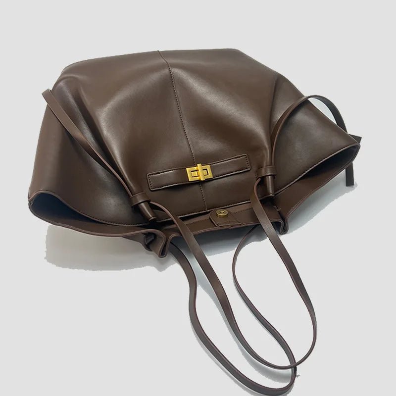 SOERA Brianna Trapeze Shoulder Bag - Handbags - Brown