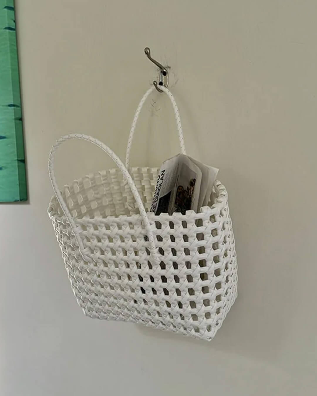 SOERA Cresta Open-Weave Tote Bag - Handbags - White