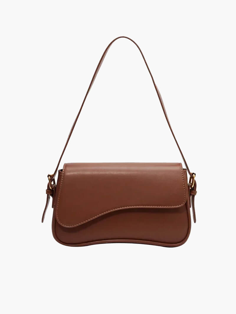 SOERA Mila Shoulder Saddle Bag - Handbags - Soera-Mila-Shoulder-Bag-Brown Brown Regular