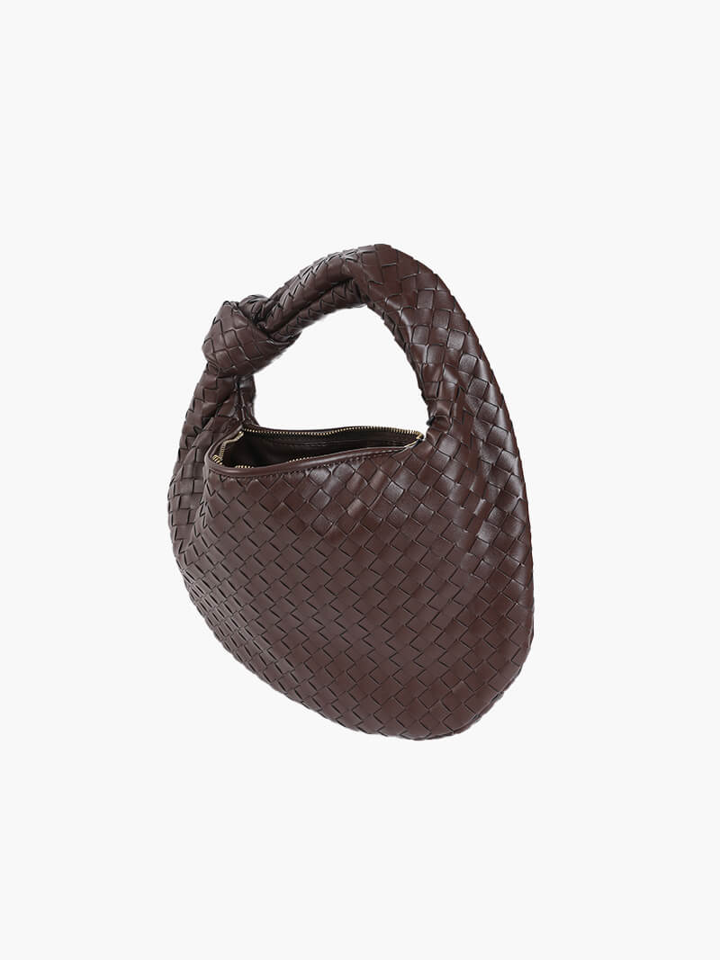 SOERA Woven bag Medium - Handbags - DBAD2-QK170001 Coffee