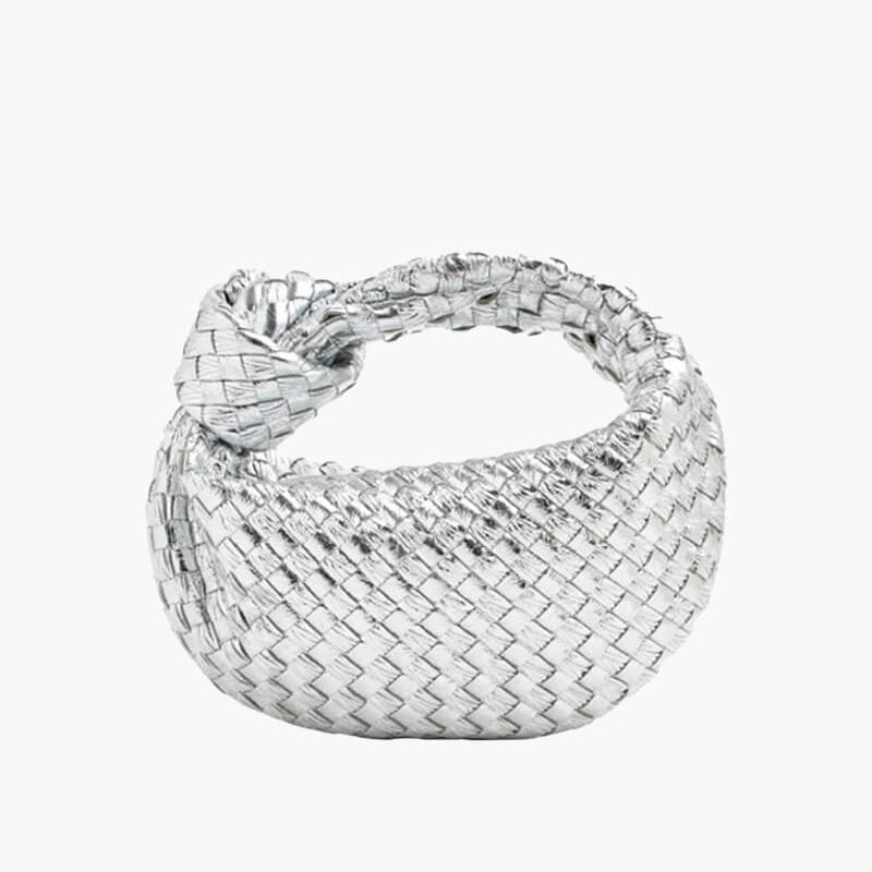 SOERA Woven bag mini - Handbags - DBAD2-QK389010 silver