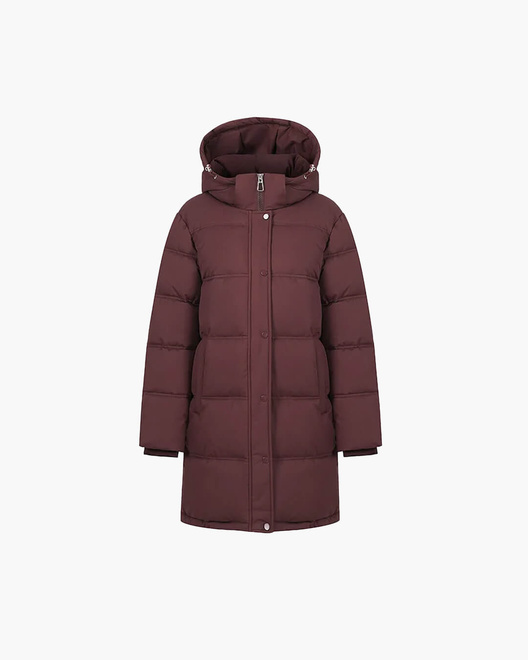 SOERA Carlyn Hooded Parka Jacket - Jackets - Burgundy S