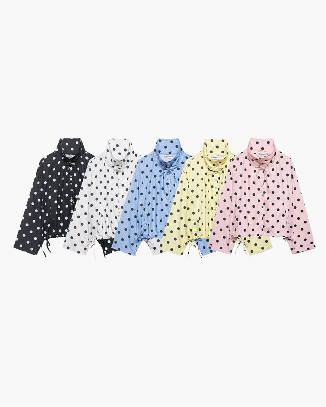 SOERA Patricia Polka Dot High Collar Jacket - Jackets - 1005011708027771-;Ie1775744331807871316 Black S