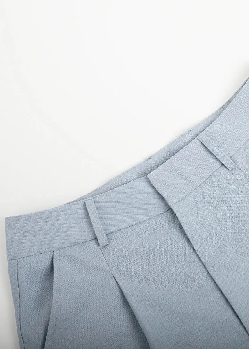 SOERA Bianca Tailored Vest and Shorts Set - Jumpsuit - Blue S