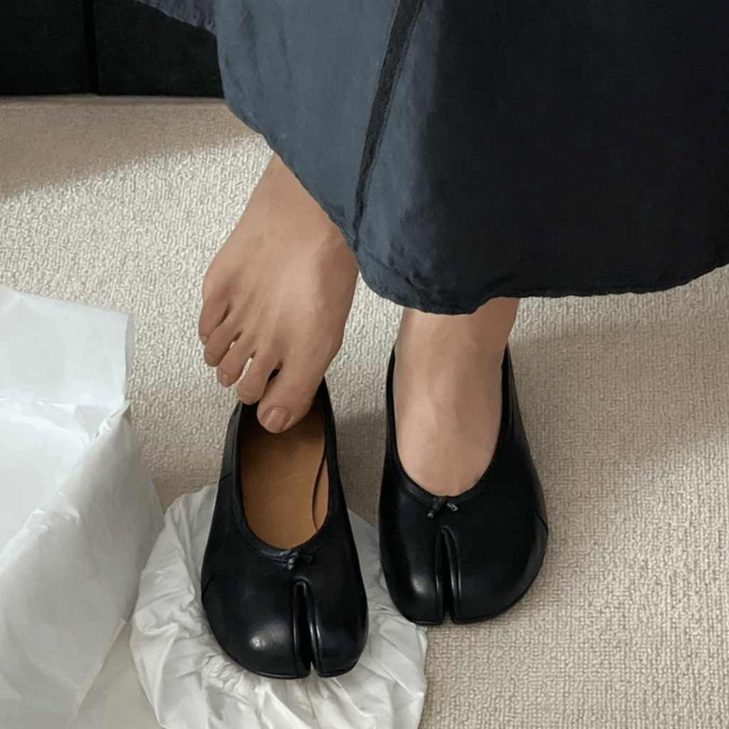 SOERA Bianca Split-Toe Leather Mules - Shoes - Black 36