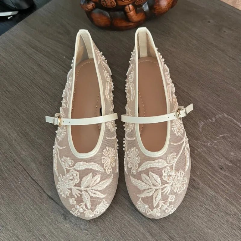 SOERA Sarah Beaded Mesh Ballet Flats - Shoes - 1005008967967408-;dt1769670009968919610 39