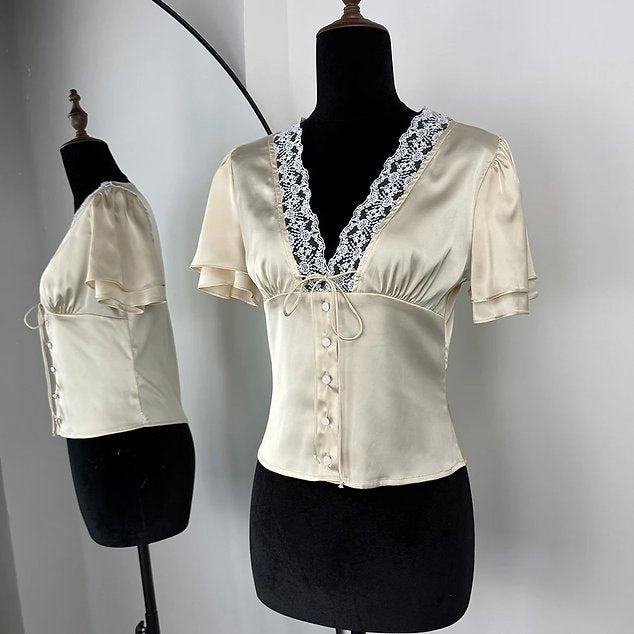 SOERA Beatrice Blouse - Tops - Beige M