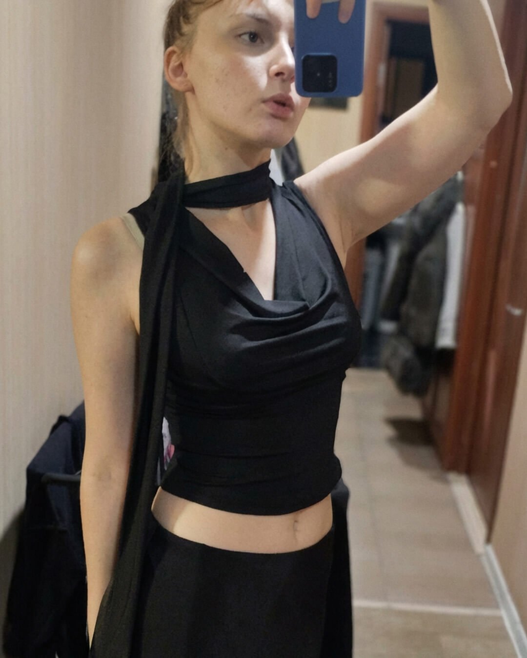 SOERA Lydia Neck Tie Up Sleeveless Top - Tops - 1005008293123697-;zJ1770053333819888132 Black S