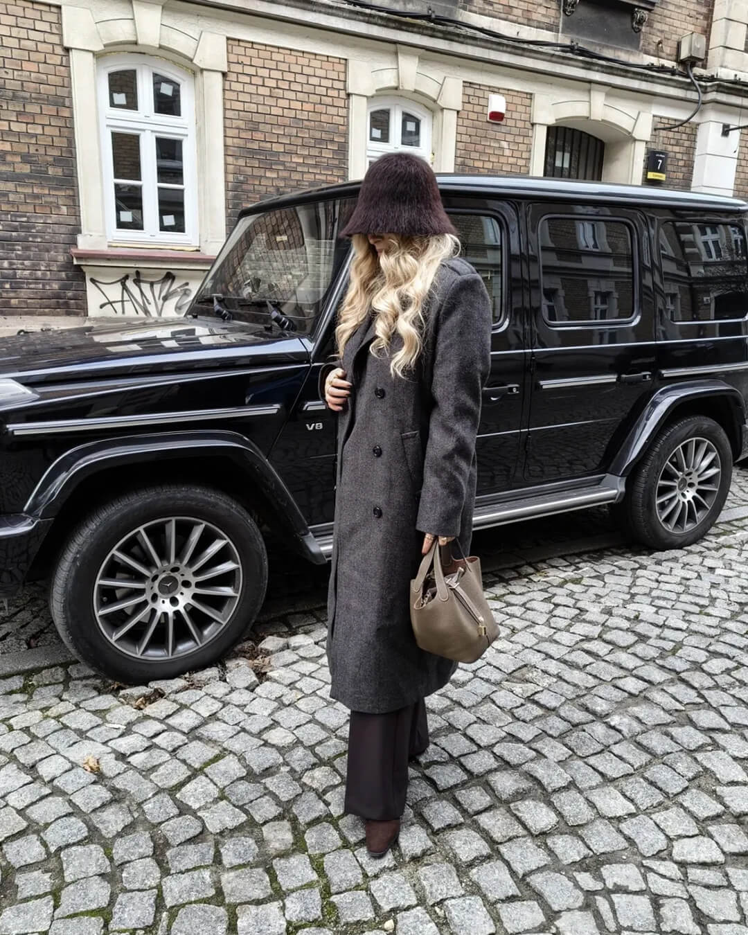 SOERA Kyla Fuzzy Bucket Hat - Winter Hats - 3256809928680127-;cr1764102178339795884 Dark Brown