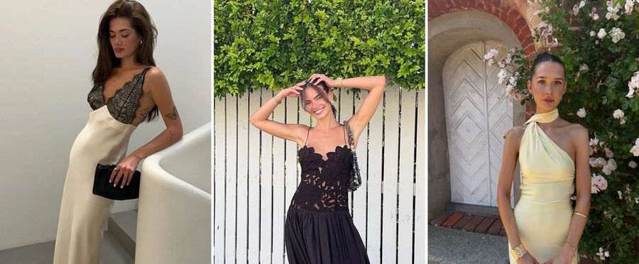 Von der Dämmerung zum Dinner: Fünf Abendkleid-Formeln für den August