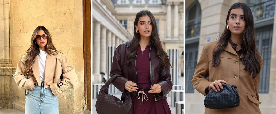 So trägst du den kurzen Trenchcoat in diesem Herbst