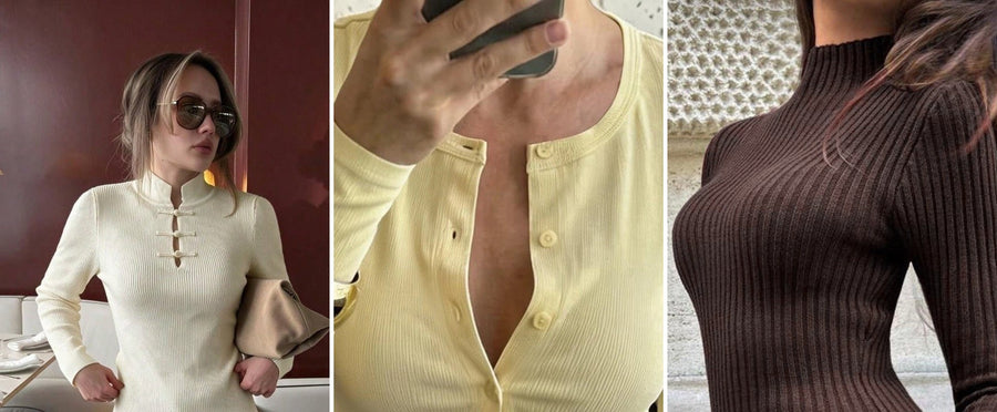 Rippstrick & weicher Jersey: Die kuscheligen Stoffe, in die du investieren solltest