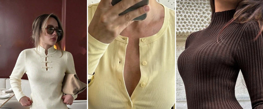 Rippstrick & weicher Jersey: Die kuscheligen Stoffe, in die du investieren solltest