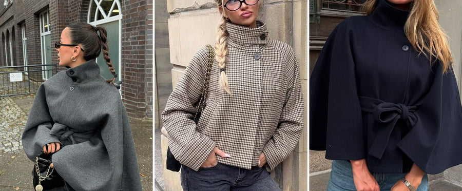 Der Cape-Jacket: Wie du Herbsts kühnste Lage trägst