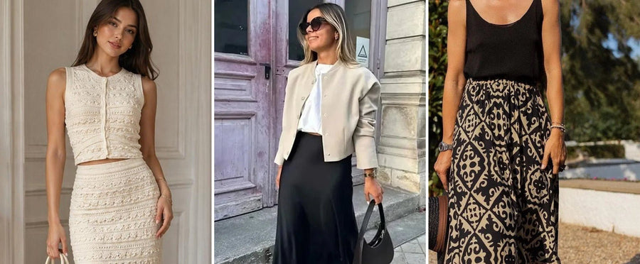 Der gestrickte Midirock: Fünf Outfits, um ihn zu meistern