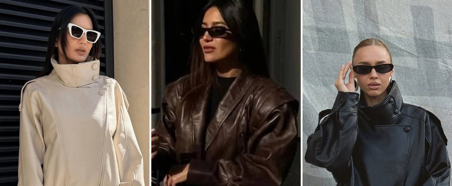 Die Kunstlederjacke: So trägst du sie auch bei Hitze