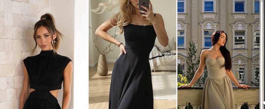 Das Midikleid mit langen Ärmeln: Sechs Formeln für kühlere Tage