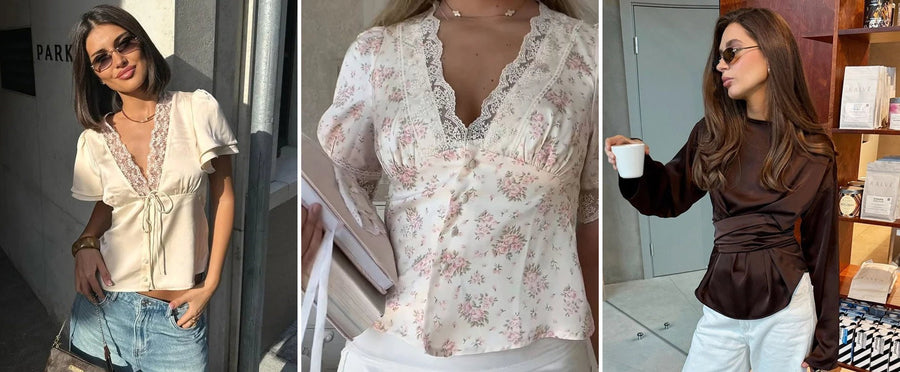 Die Seidenmix-Bluse: So werden deine Herbst-Basics edler