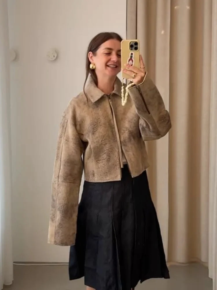 Ziva Tie-Dye Bomberjacke