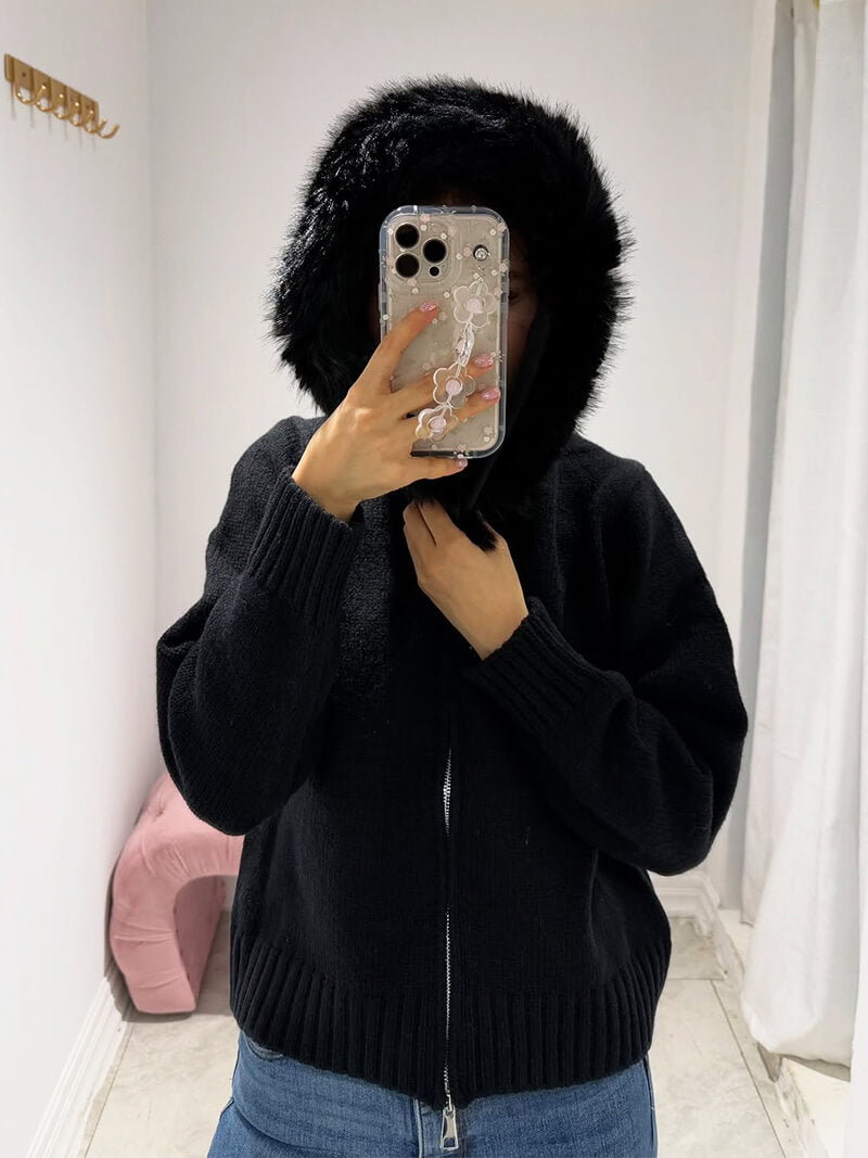 Alison faux fur Jacket - SOERA Store