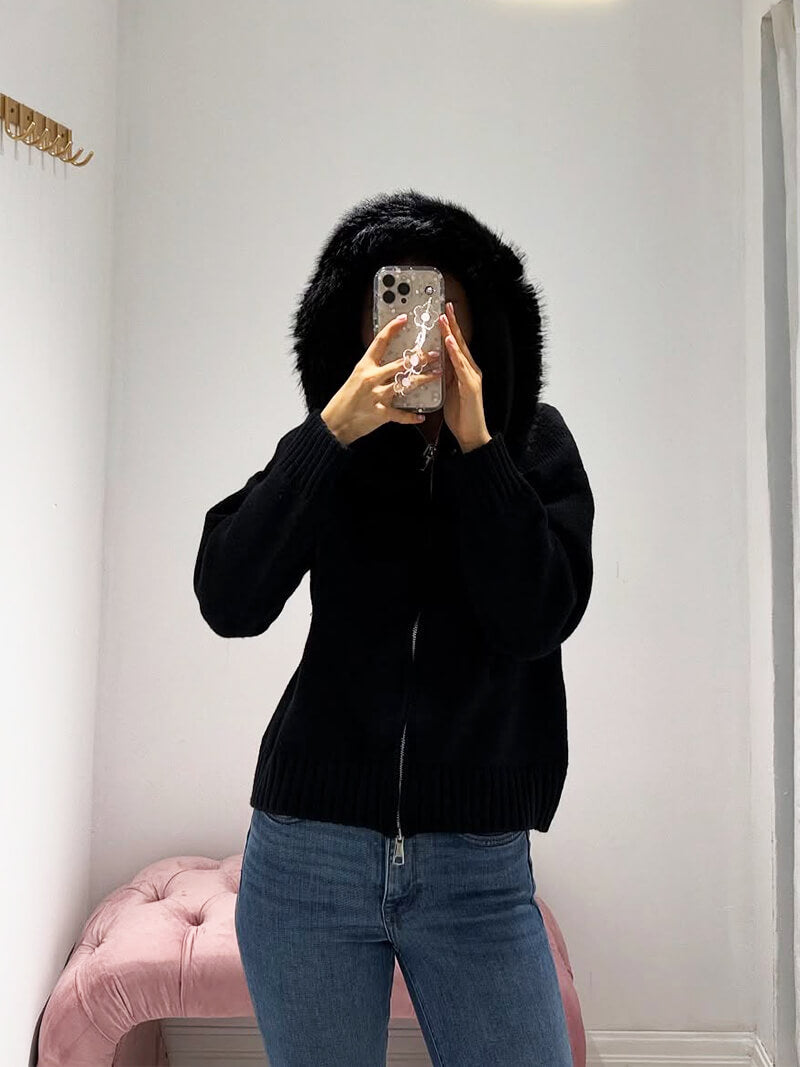 Alison faux fur Jacket - SOERA Store