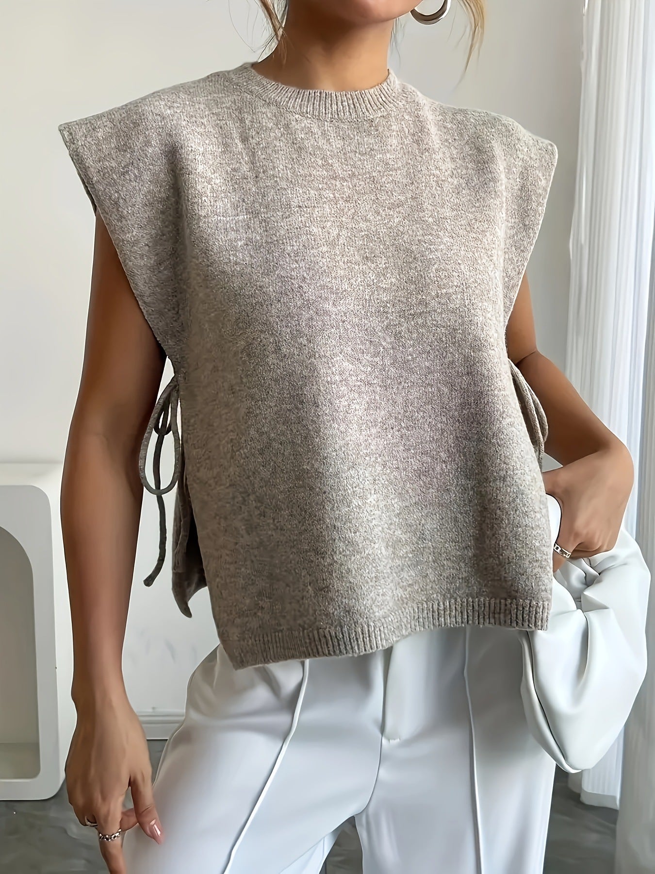 Soera Clara Side Tie Knitted Top 