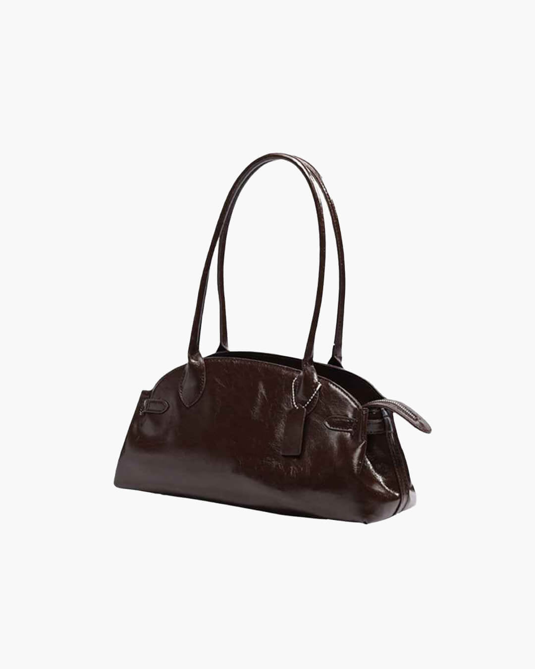 SOERA Ellie Elongated Shoulder Bag - Bag - SOERA-439043-BRO-O-35619 Coffee
