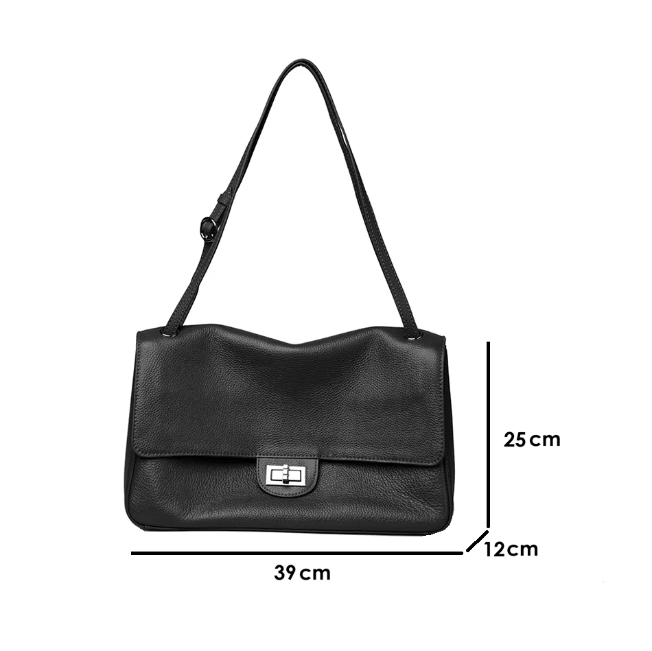 SOERA Miriam Elephant Cowhide Crossbody - Bag -  Brown