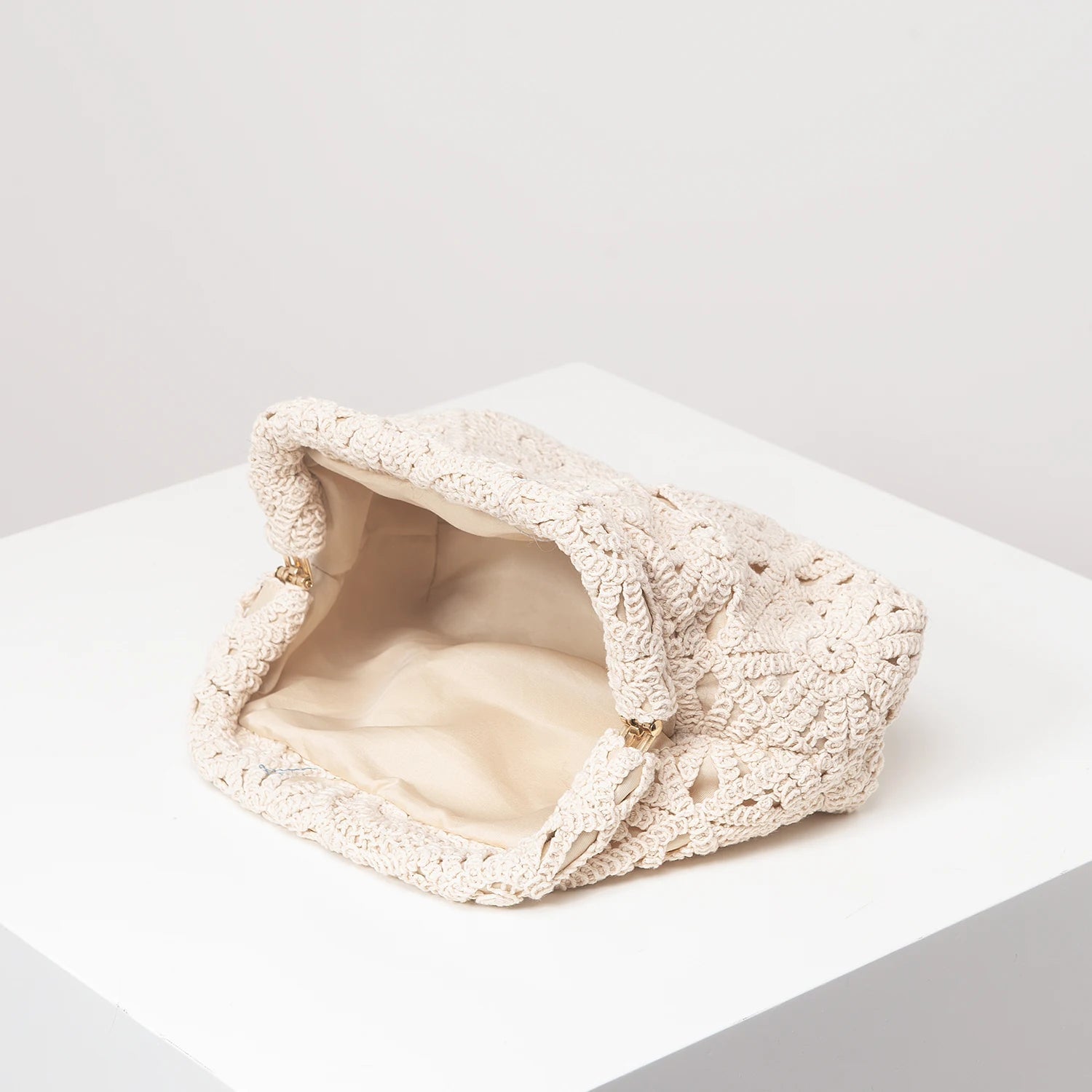 SOERA Sophia Floral Boho Clutch - Bag -  Beige