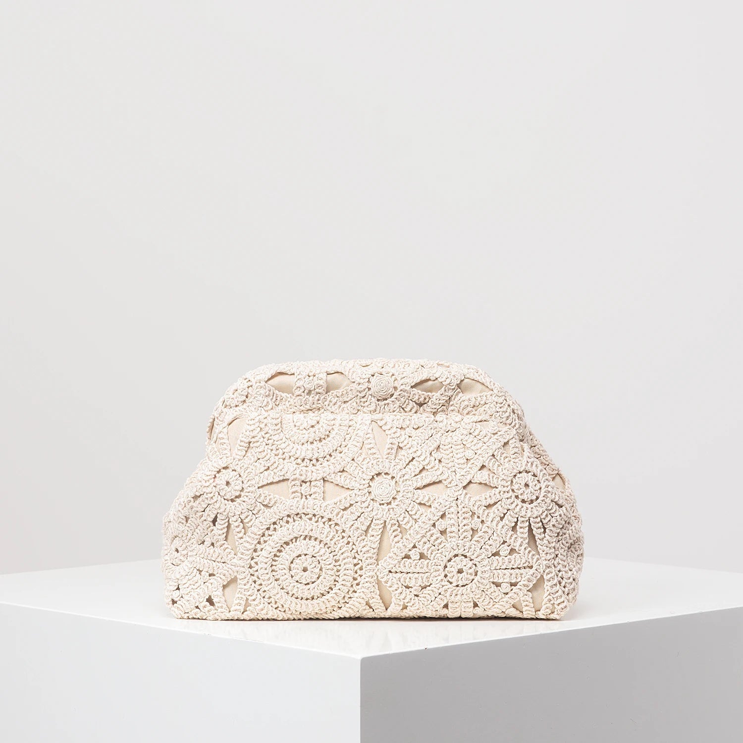 SOERA Sophia Floral Boho Clutch - Bag -  Beige
