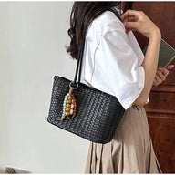 Emma. Sac fourre-tout tressé en paille