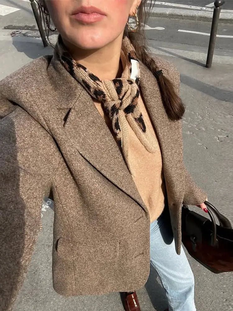 SOERA Anna Tailored Wool Blazer Coat - Blazer -  Beige M