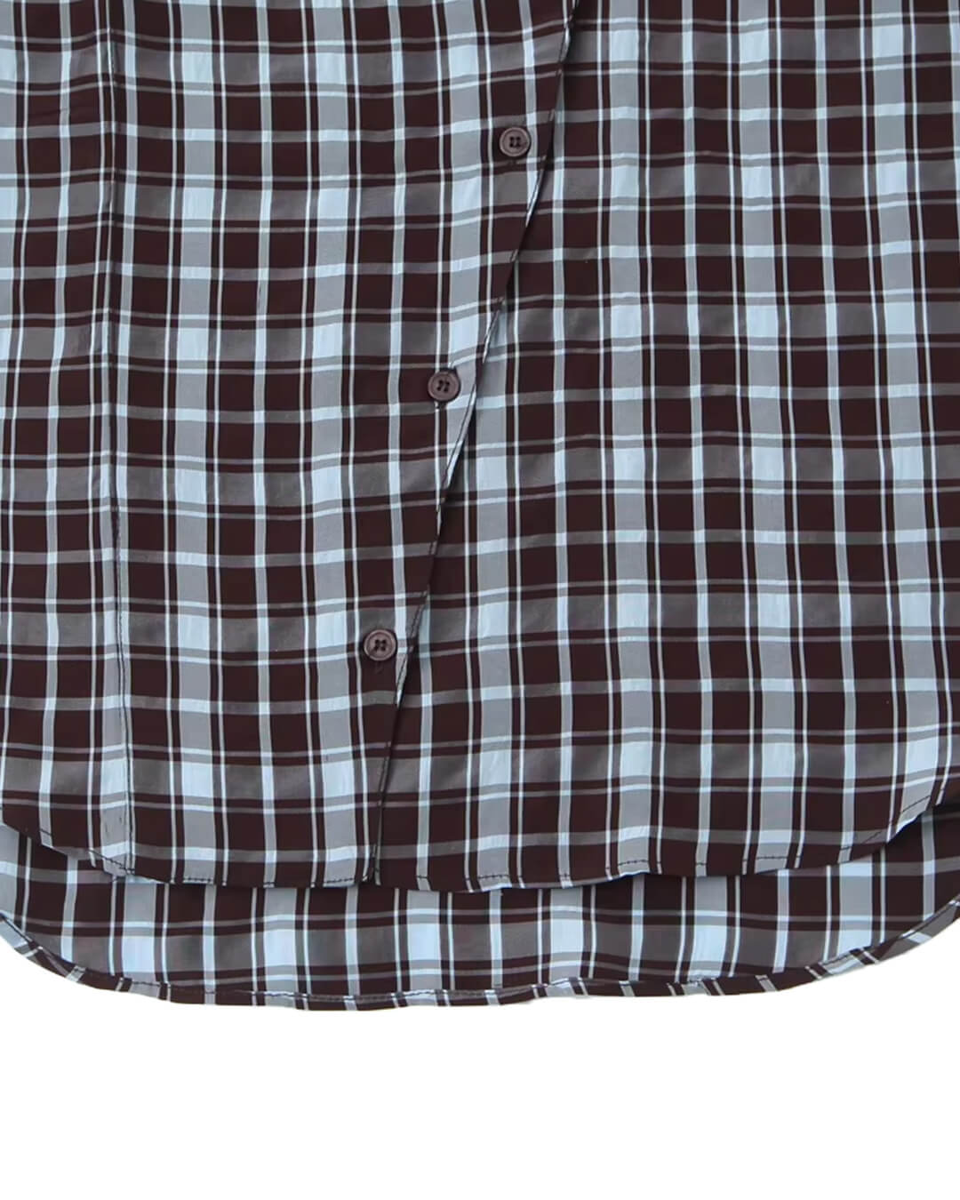 SOERA Rebecca Poplin Plaid Wrapped Shirt - Blouse - SOERA-334019-PLA-M-56003 M