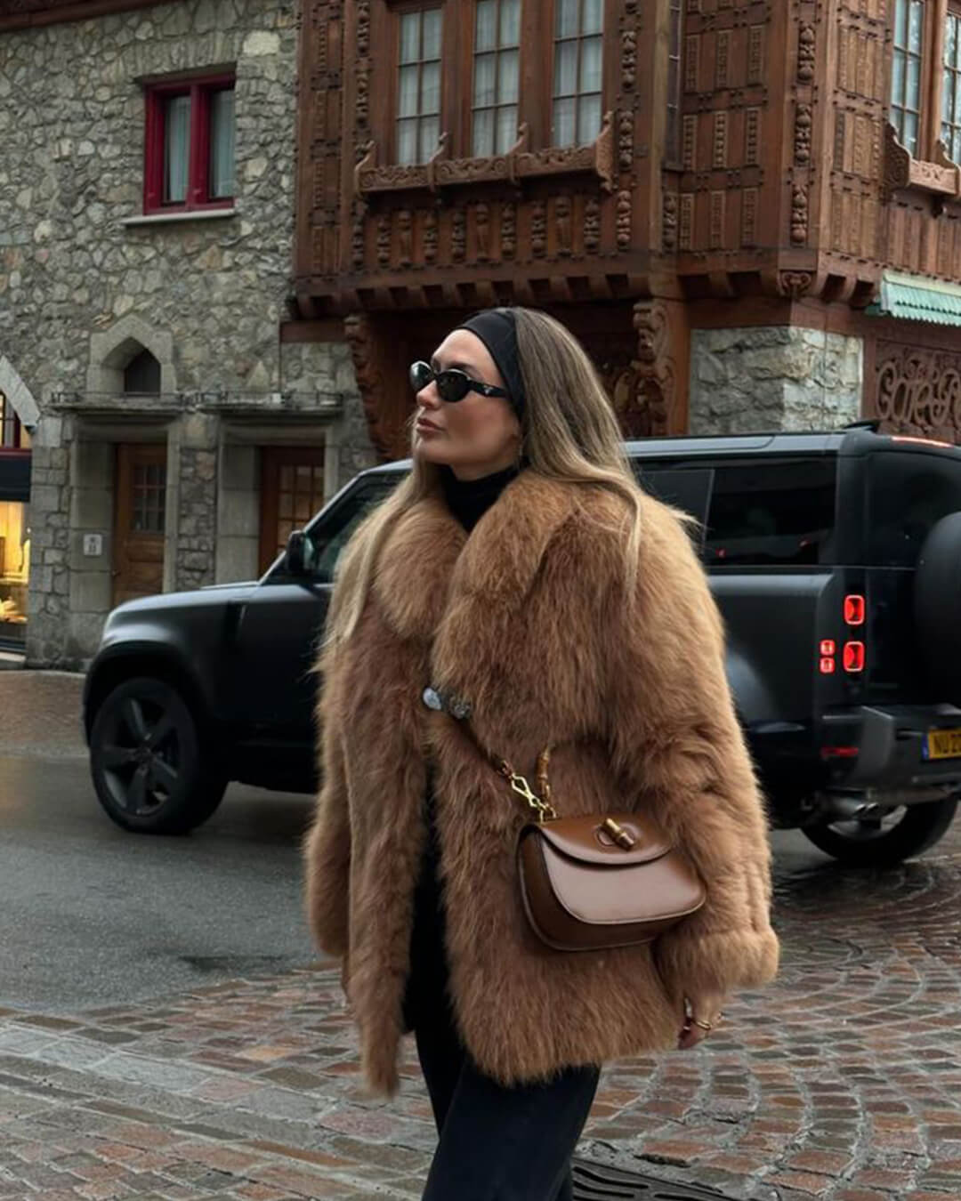 Carissa Kunstfellmantel