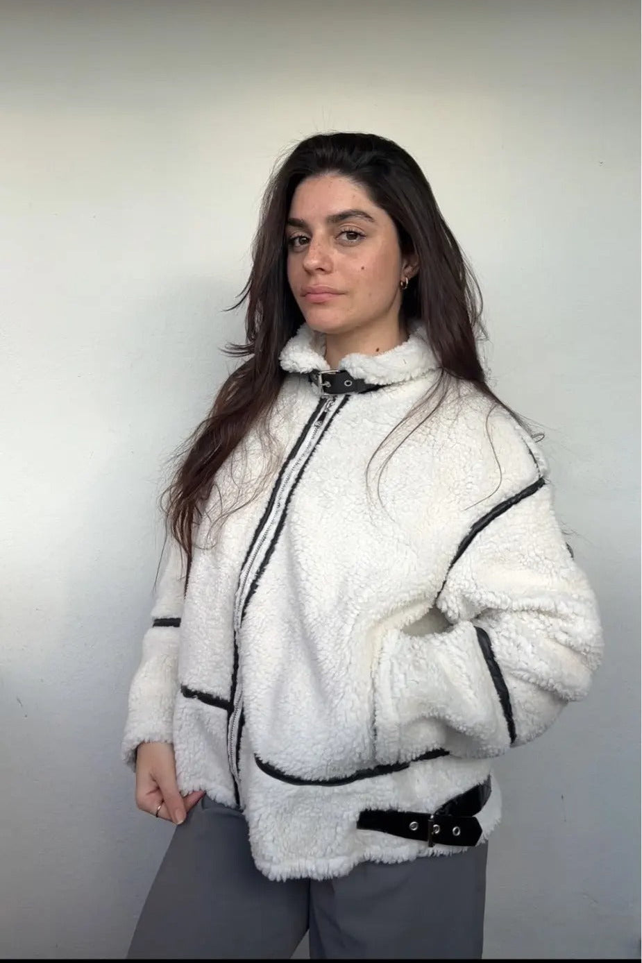 Blouson bomber en bouclé Chantal