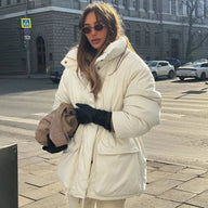 Manteau matelassé Emily col montant