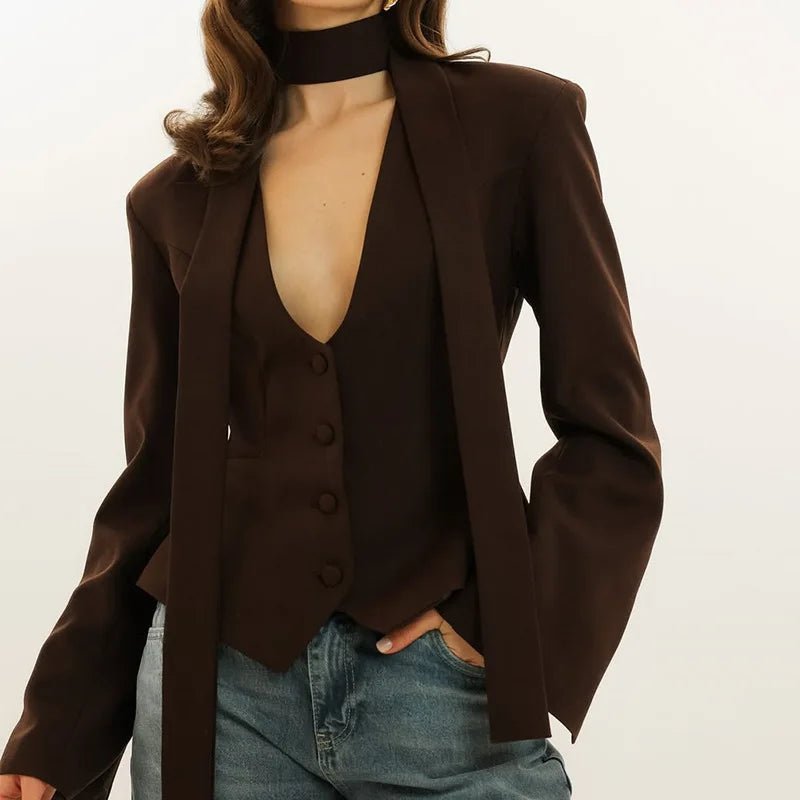 SOERA Angelina Blazer - Coats & Jackets - 1005010034759358-;TZ1774012026330569181 Black S